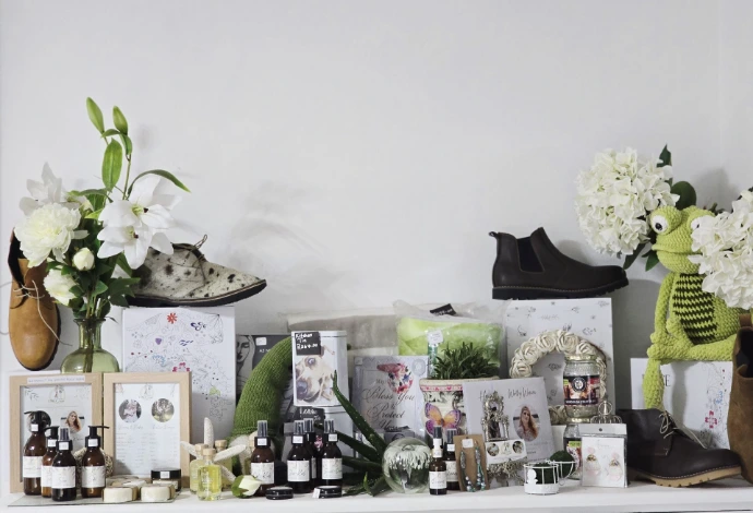 Range of beauty products