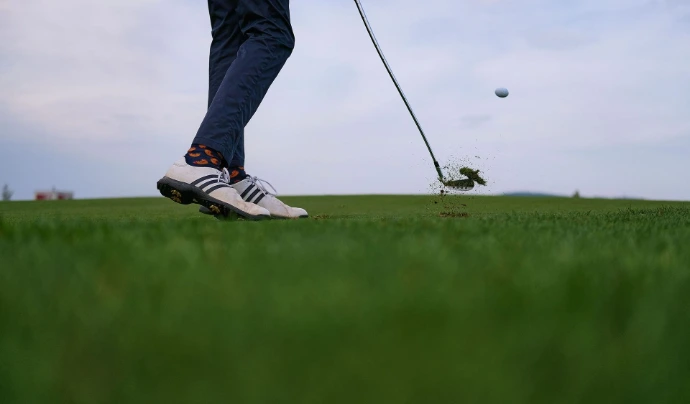 Golf being played